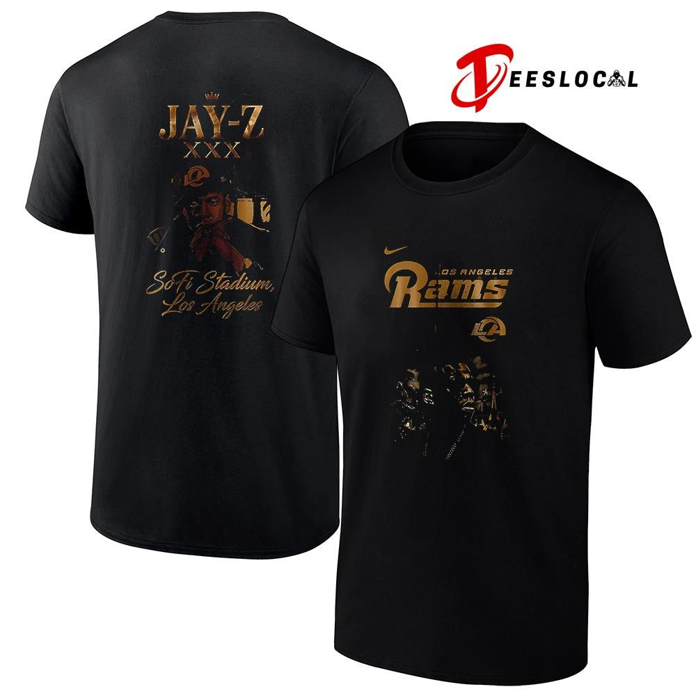 Los Angeles Ram x JAY Z XXX Sofi stadium graphic shirt Unisex