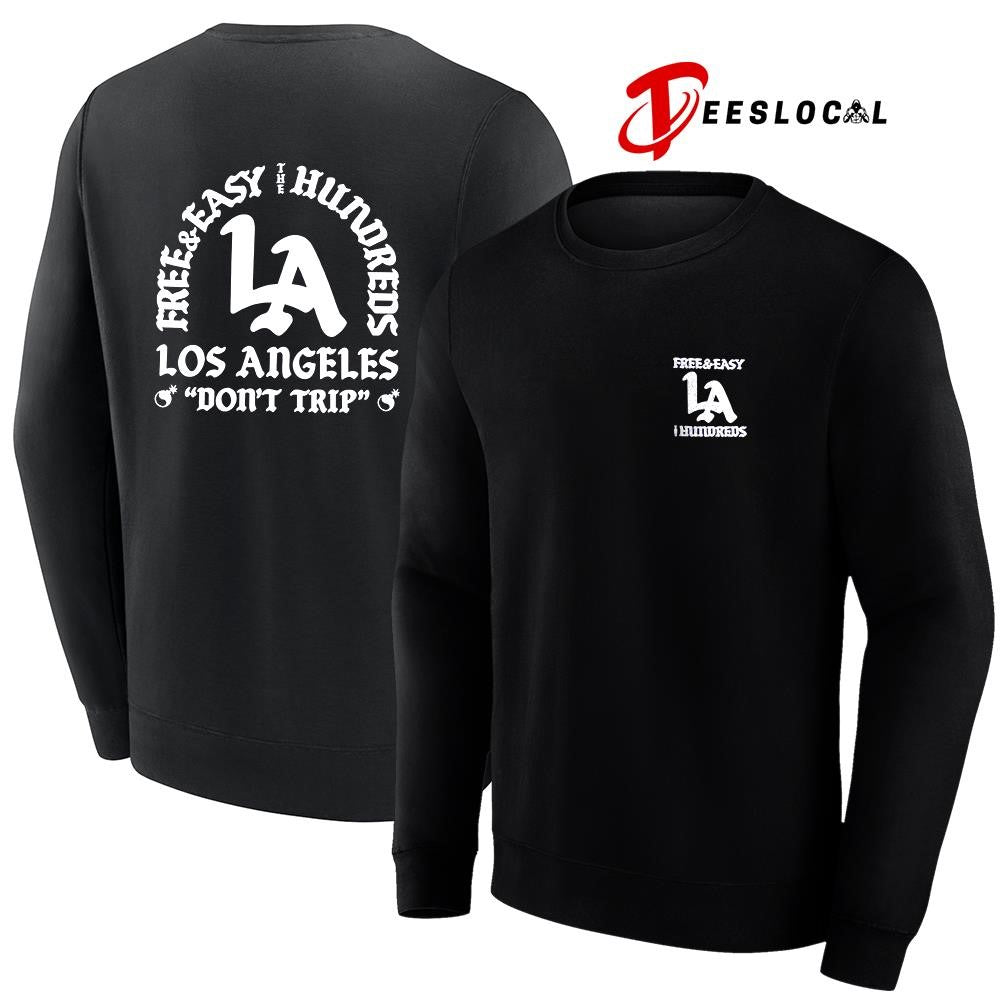 Los Angeles The Hundreds free and easy don’t trip graphic shirt Unisex