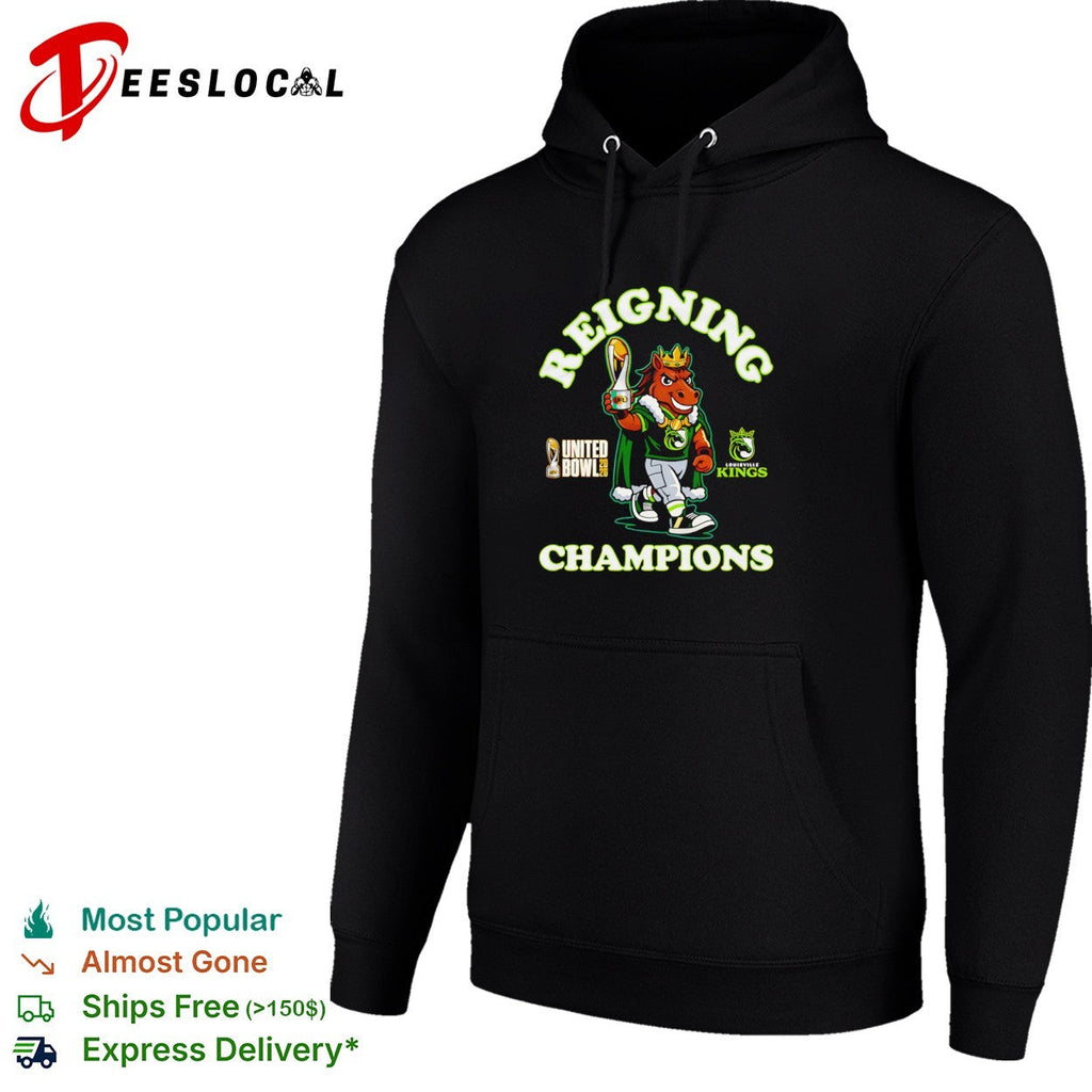 Louisville Kings Reigning Champions United Bowl 2026 UFL Mascot Football Shirt Unisex