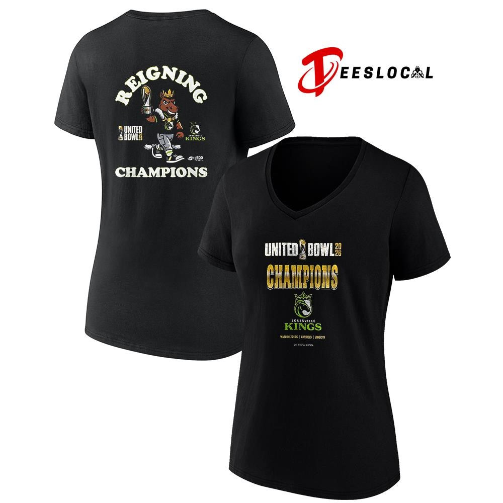 Louisville Kings UFL Champions United Bowl mascot shirt Unisex