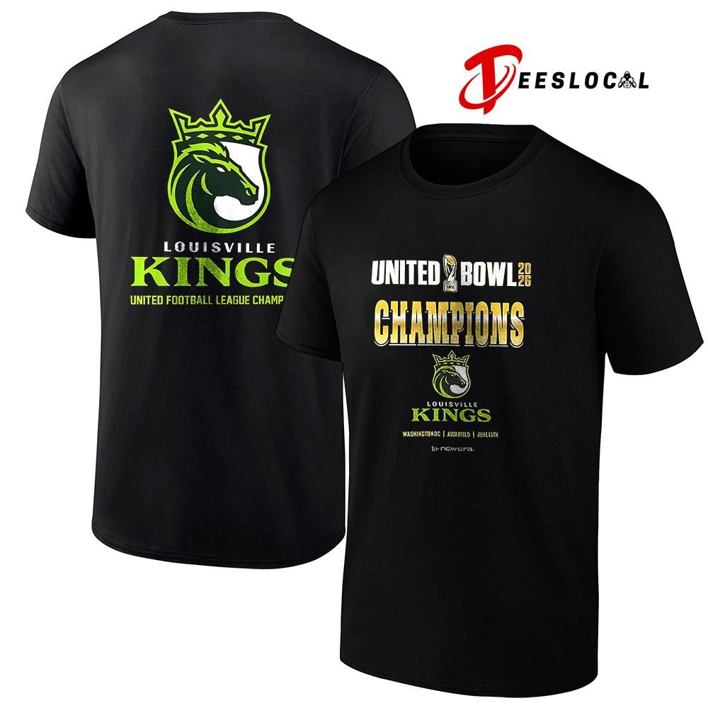 Louisville Kings UFL Champions logo shirt Unisex