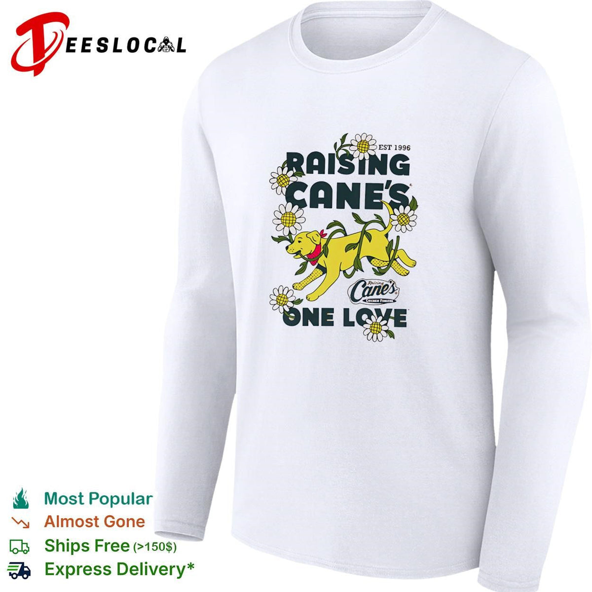 Loyal dog daisies one love vintage badge shirt Unisex