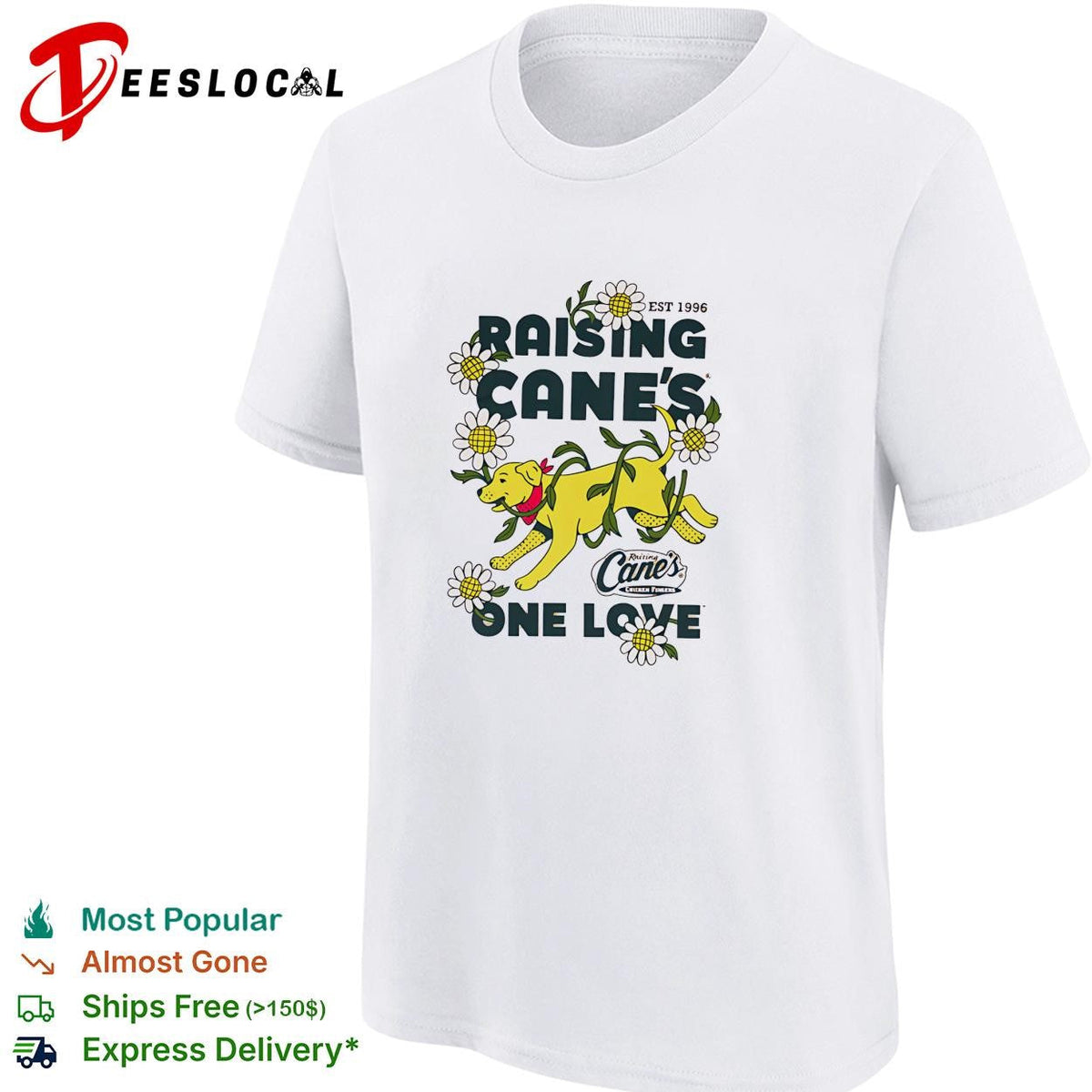 Loyal dog daisies one love vintage badge shirt Unisex
