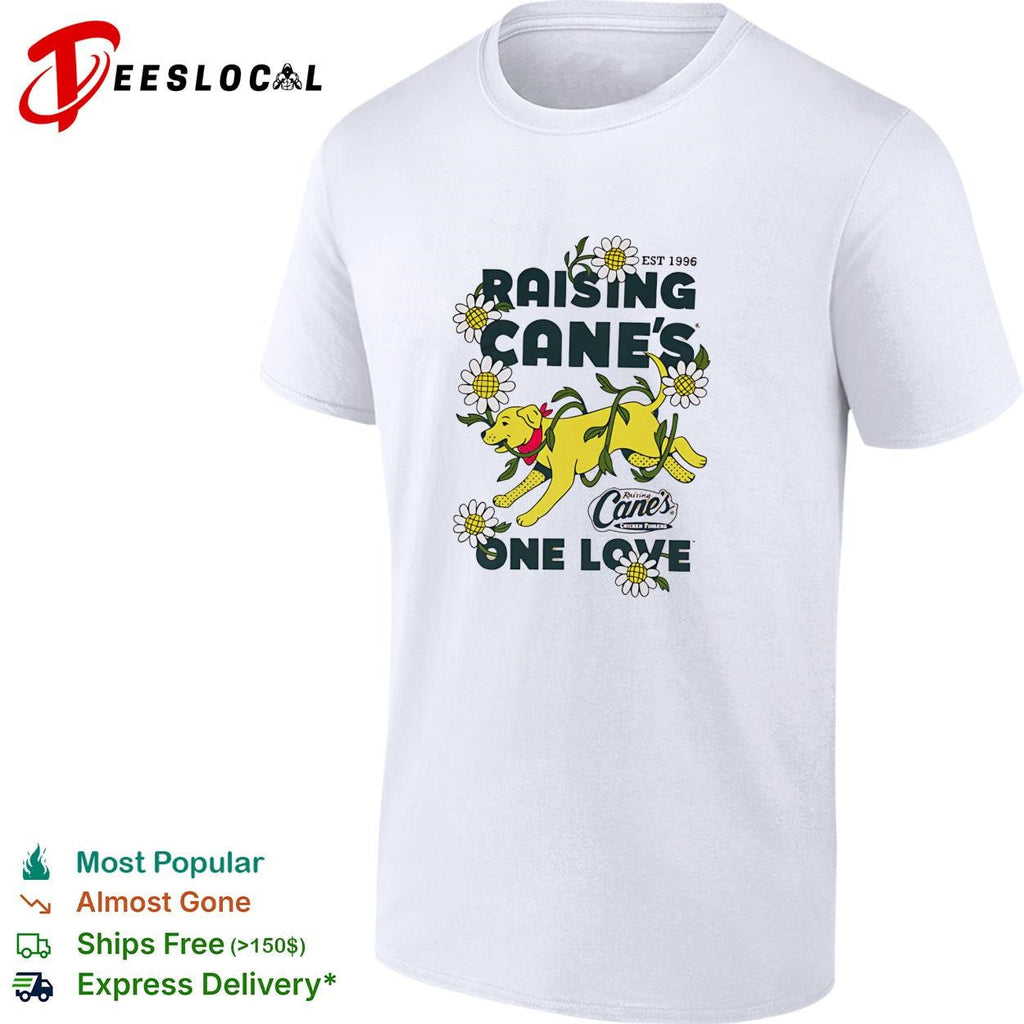 Loyal dog daisies one love vintage badge shirt Unisex
