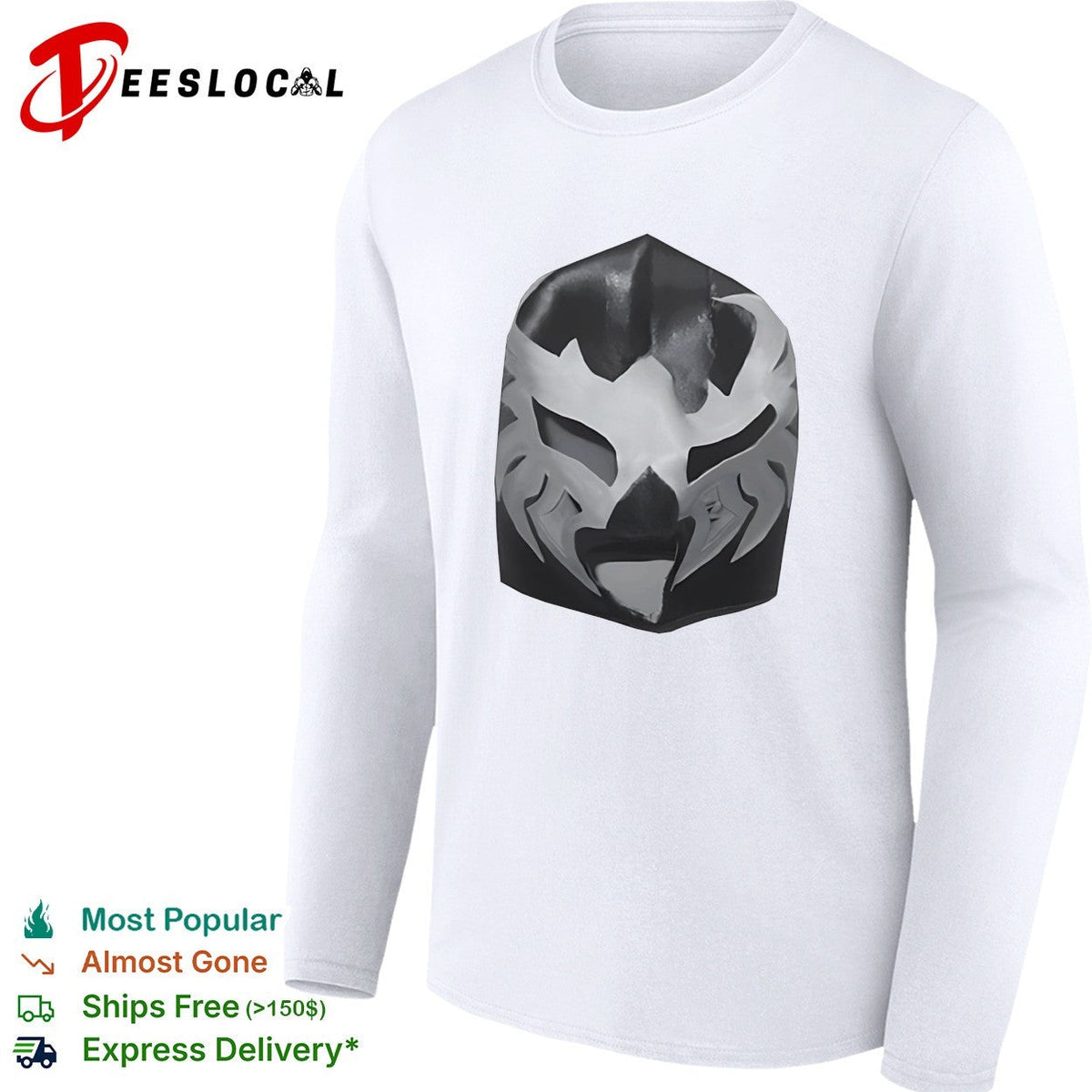 Lucha Libre Wrestling Mask Professional Mexican Luchador Costume shirt Unisex