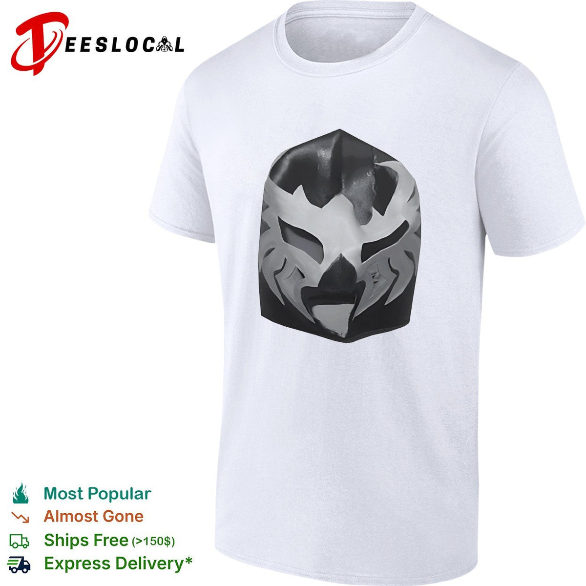Lucha Libre Wrestling Mask Professional Mexican Luchador Costume shirt Unisex