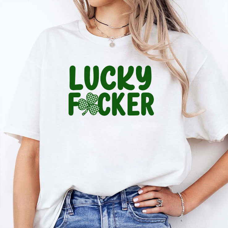 Lucky Fucker Matching St Patrick’s Day Shirt Unisex