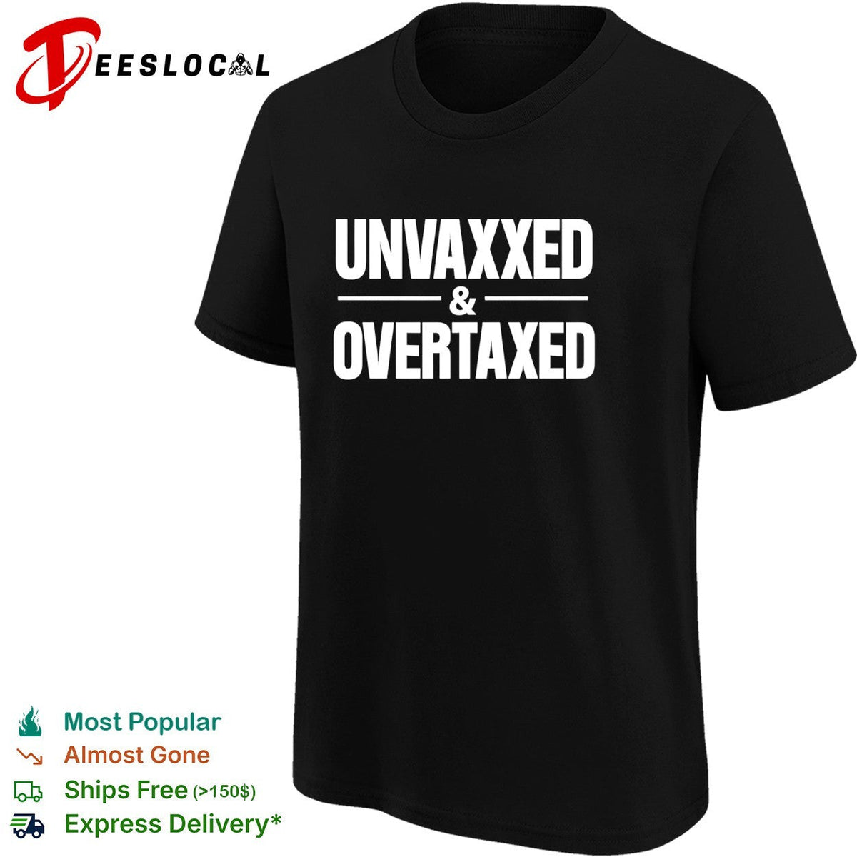 Luke Rudkowski Unvaxxed and Overtaxed shirt Unisex