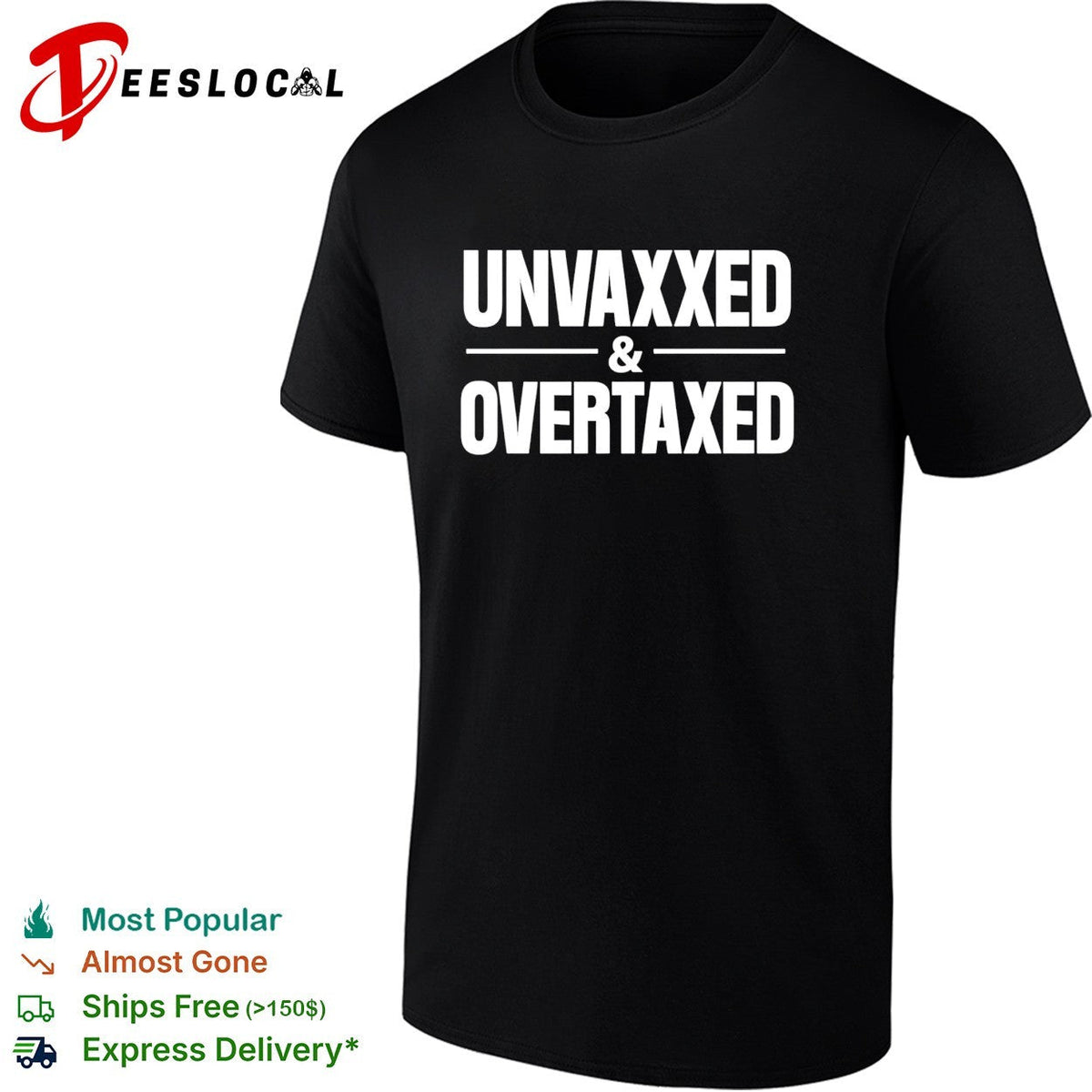 Luke Rudkowski Unvaxxed and Overtaxed shirt Unisex