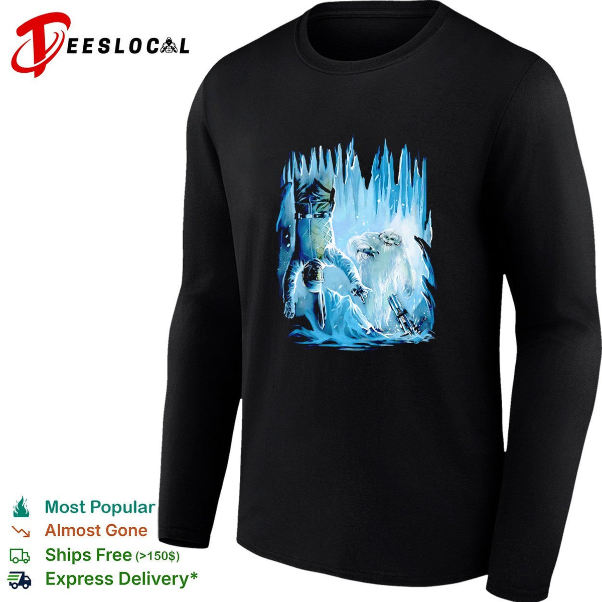Luke Skywalker in the Wampa cave from The Empire Strikes Back shirt Unisex