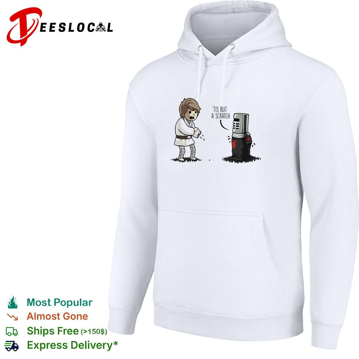 Luke Skywalker tis but a scratch shirt Unisex