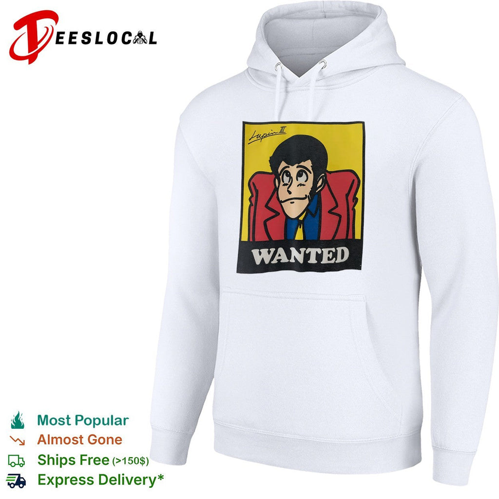Lupin III Wanted by Esso Anime Manga Character Pop Culture shirt Unisex