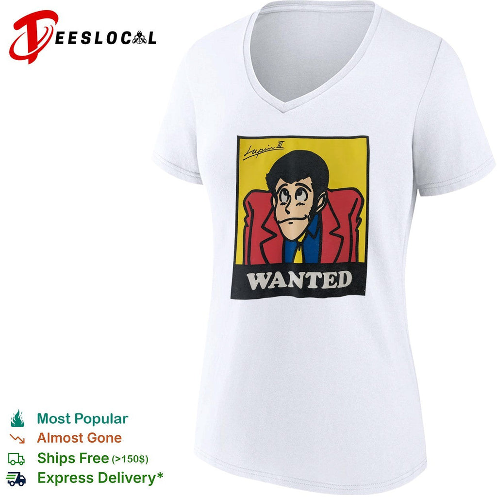 Lupin III Wanted by Esso Anime Manga Character Pop Culture shirt Unisex