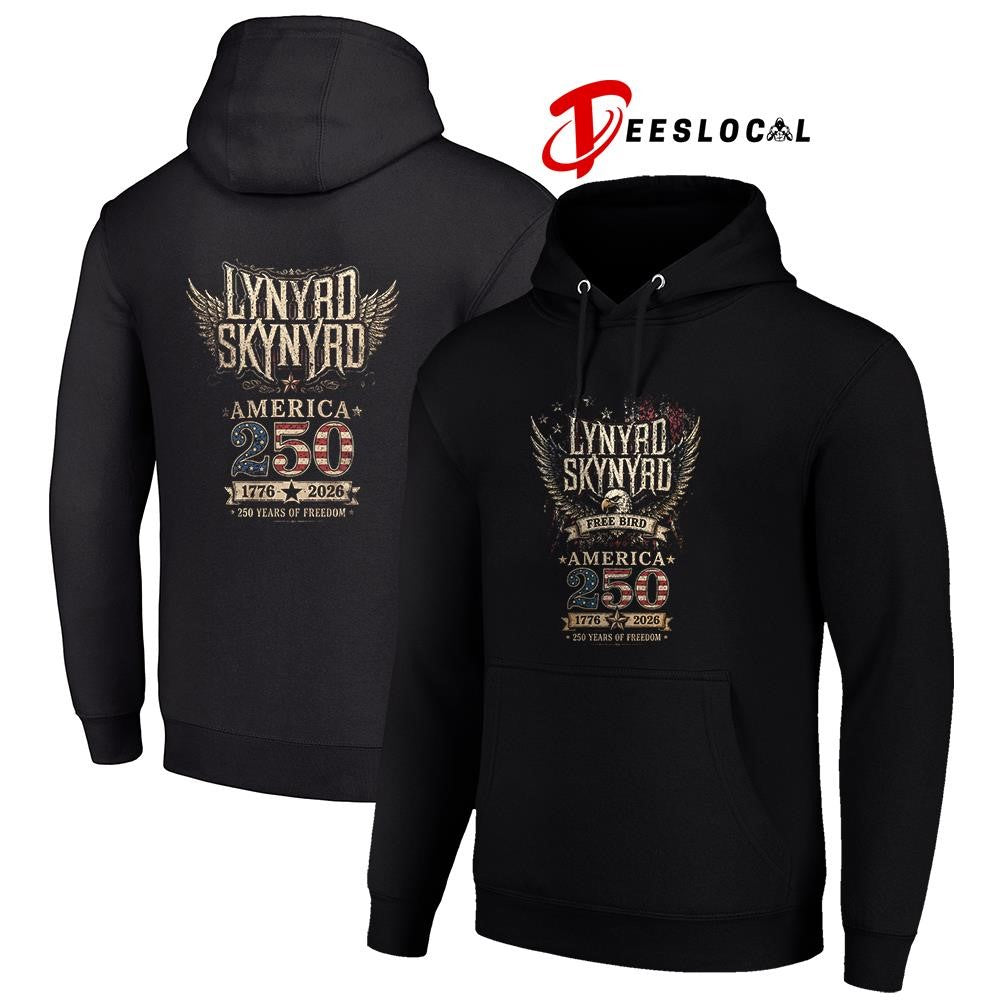 Lynyrd Skynyrd free bird America 250 years of freedom graphic shirt Unisex