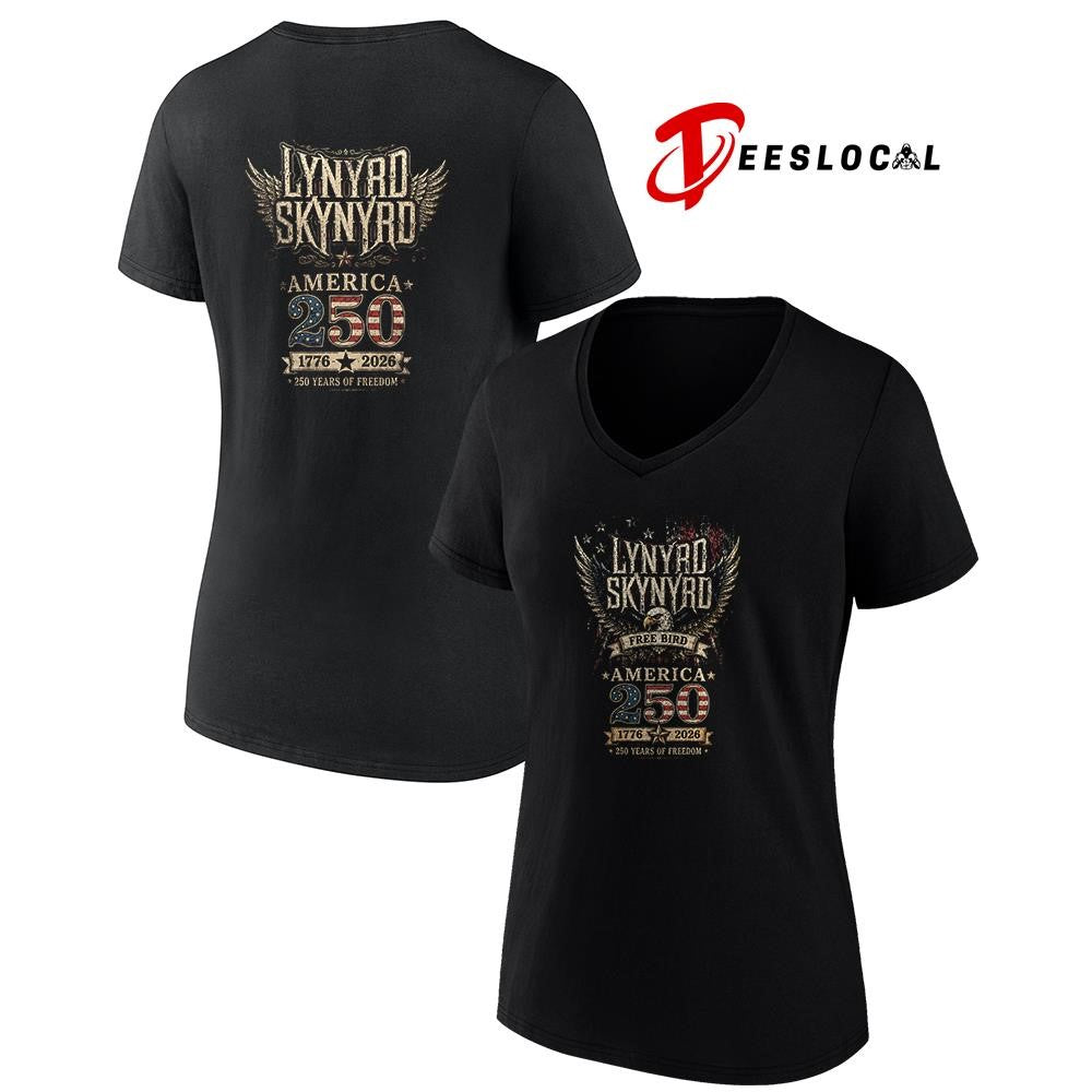 Lynyrd Skynyrd free bird America 250 years of freedom graphic shirt Unisex