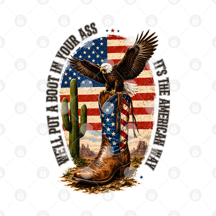 Toby Keith We’ll Put A Boot In Your Ass It’s The American Way T Shirt Unisex