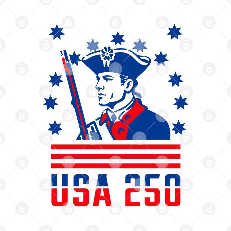 USA 250 Patriot America 250th Anniversary T Shirt Unisex
