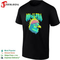 MKUltra green and yellow eagle with glowing brain illustration graphic shirt Unisex