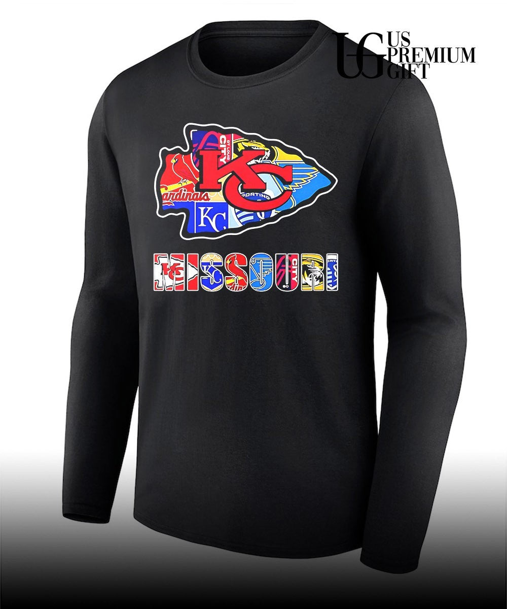 MO Chiefs Royals Cardinals Blues Sporting arrowhead 2026 logo shirt Unisex