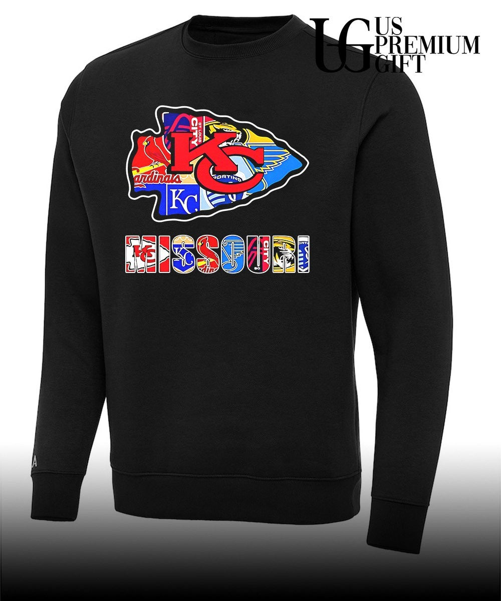MO Chiefs Royals Cardinals Blues Sporting arrowhead 2026 logo shirt Unisex