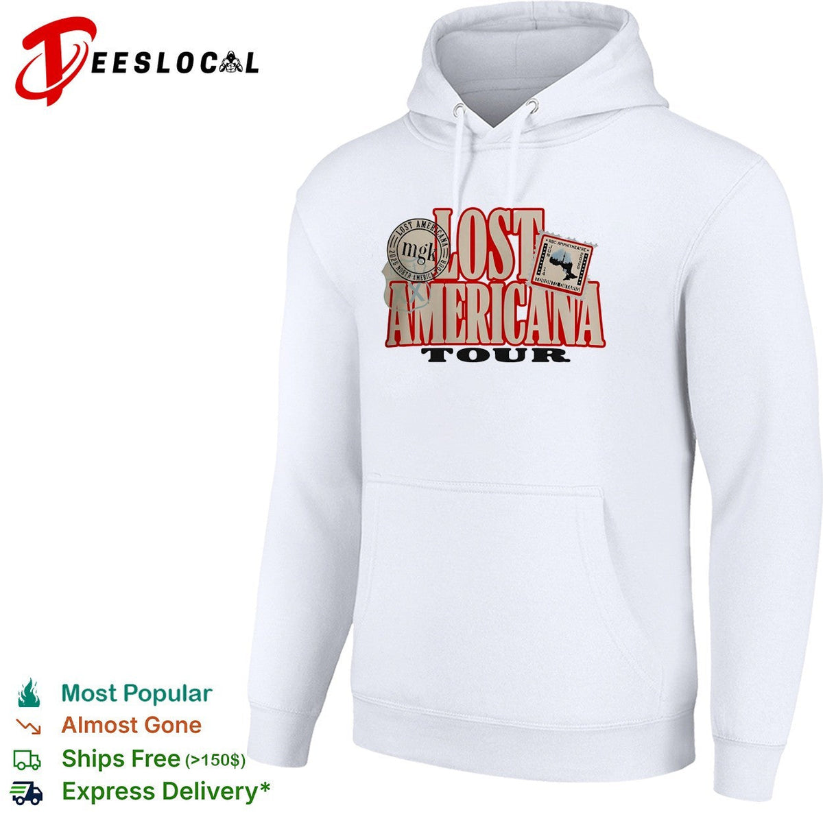 Machine Gun Kelly Lost Americana Tour 2026 Toronto Ontario Tour City shirt Unisex