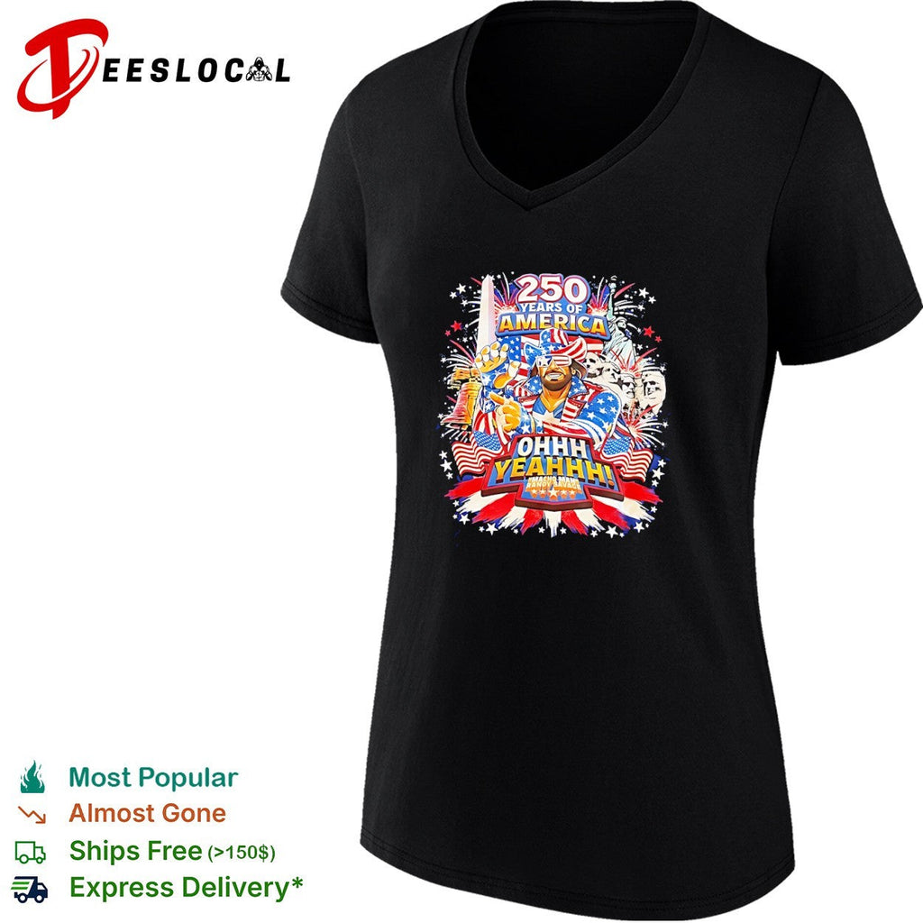 Macho Man Randy Savage 250 Years of America Ohhh Yeahhh Independence Day shirt Unisex