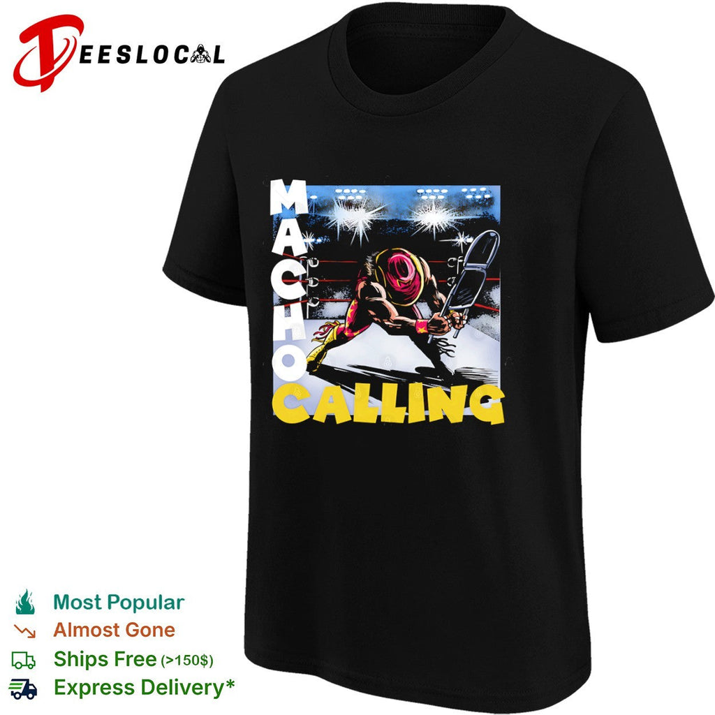 Macho Man Randy Savage style of The Clash’s album London Calling shirt Unisex