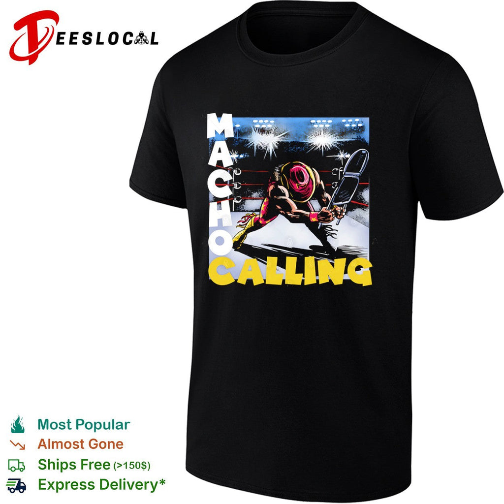Macho Man Randy Savage style of The Clash’s album London Calling shirt Unisex