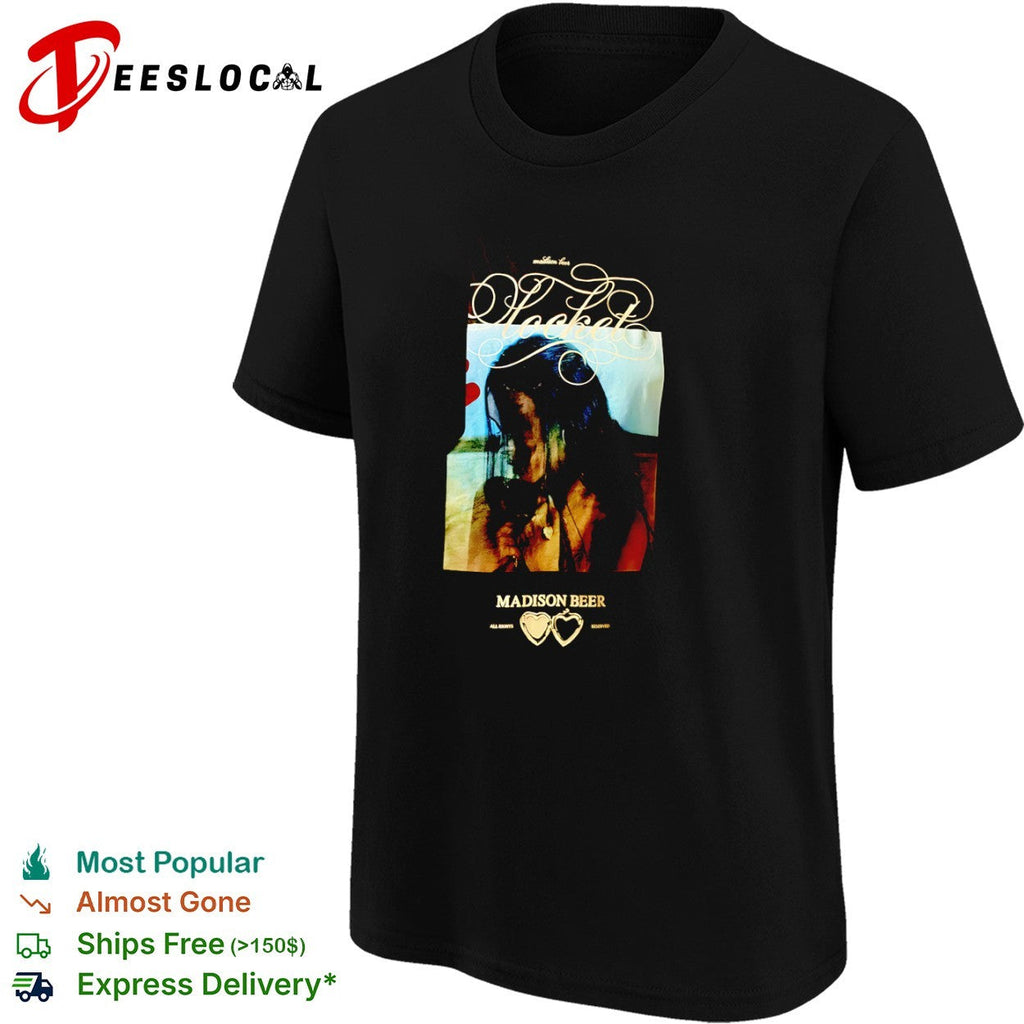 Madison Beer Locket all rights reserved heart locket graphic shirt Unisex