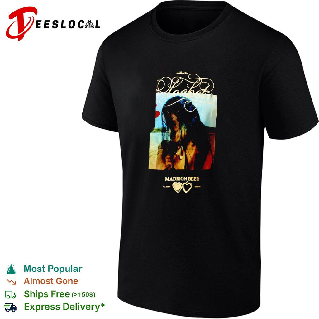 Madison Beer Locket all rights reserved heart locket graphic shirt Unisex