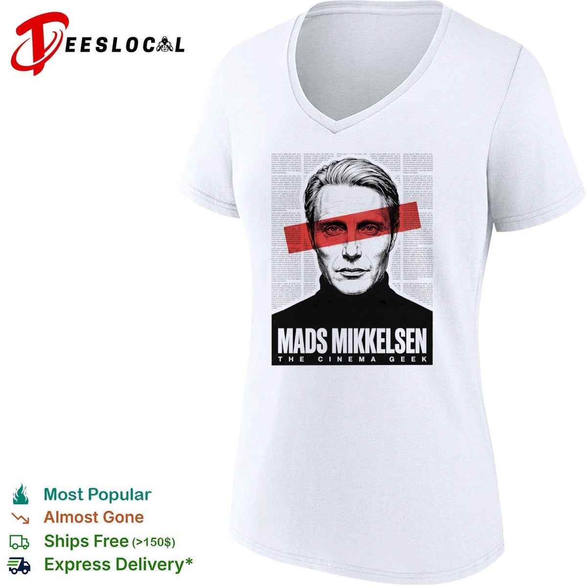 Mads Mikkelsen the Cinema Geek shirt Unisex