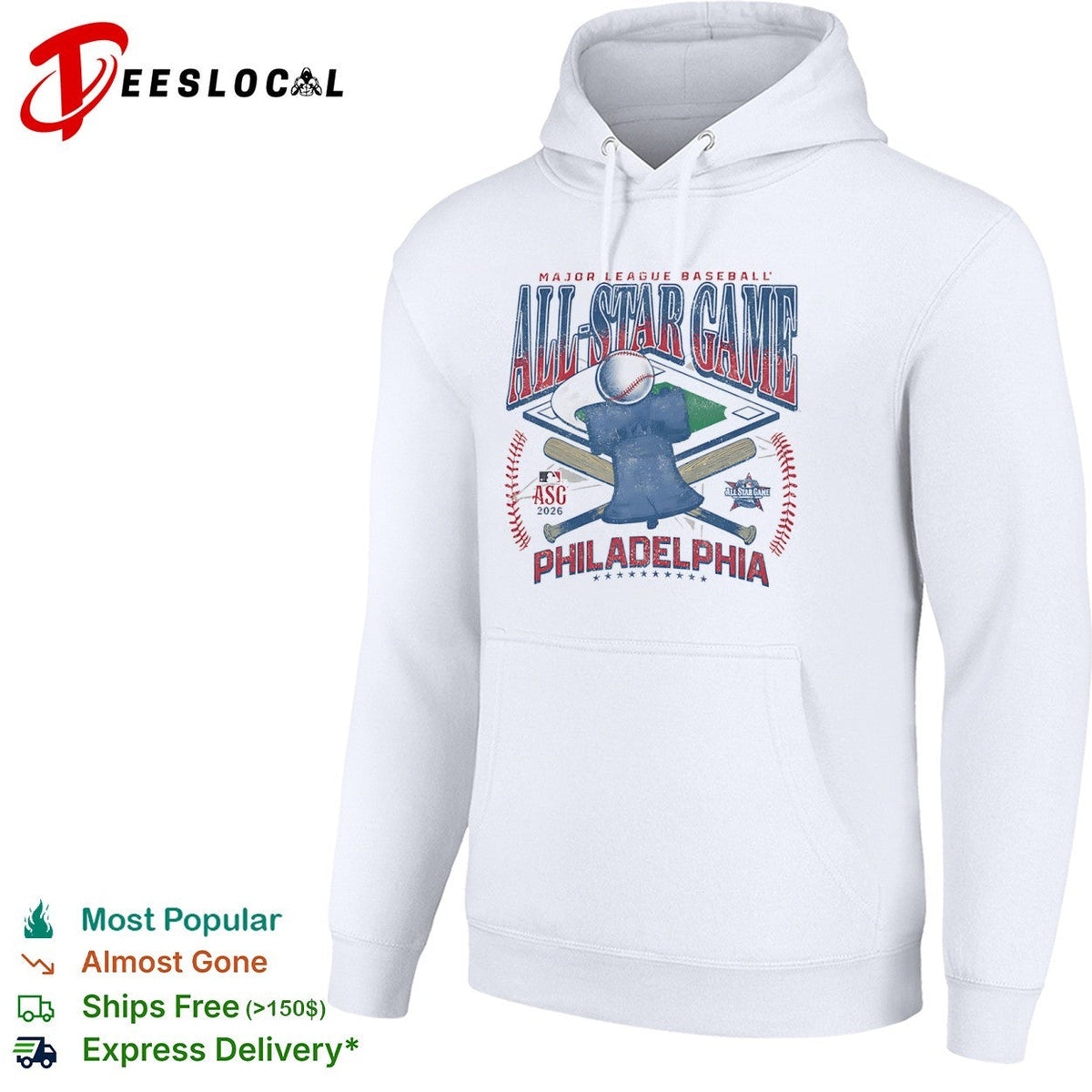 Major League Baseball All Star Game Philadelphia Phillies 2026 Liberty Bell Baseball shirt