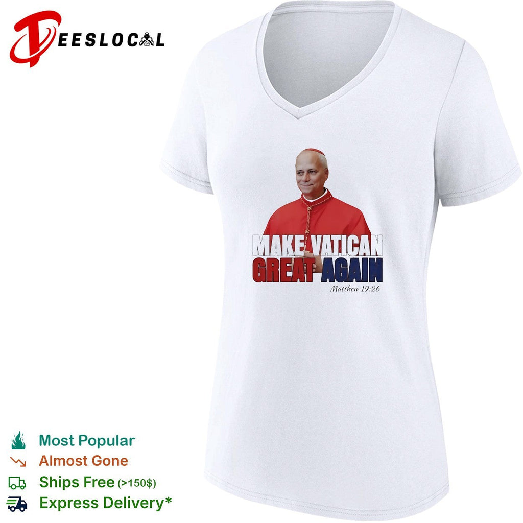Make Vatican great again cardinal Matthew 19 26 political humor shirt Unisex