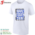 Make today count blue and black design shirt Unisex