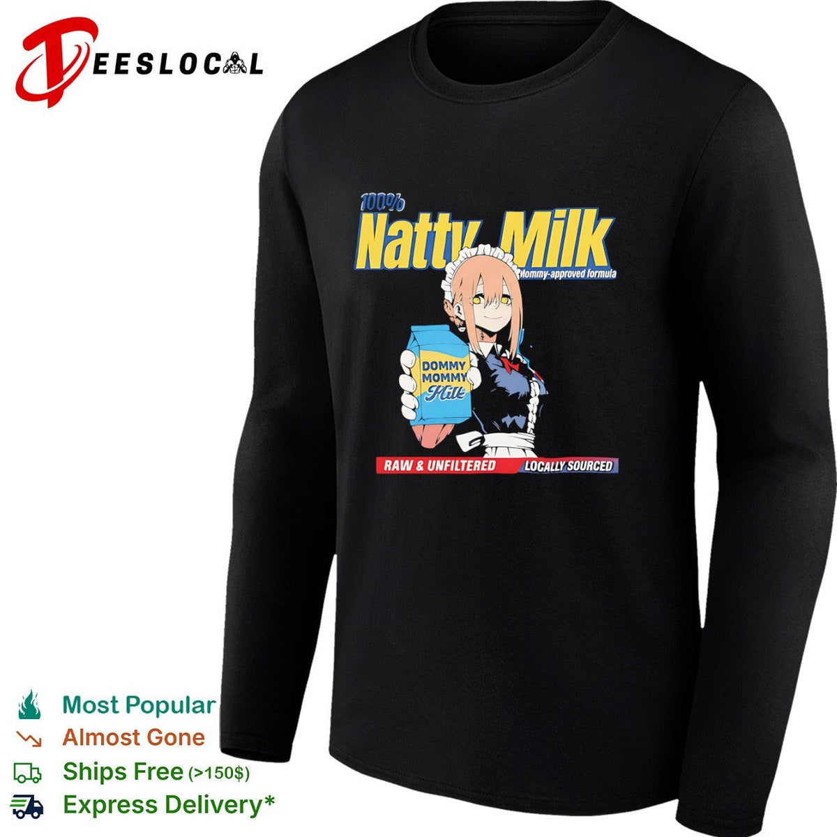 Makima Chainsaw Man 100 Percent Natty Milk Dommy Mommy Milk shirt Unisex