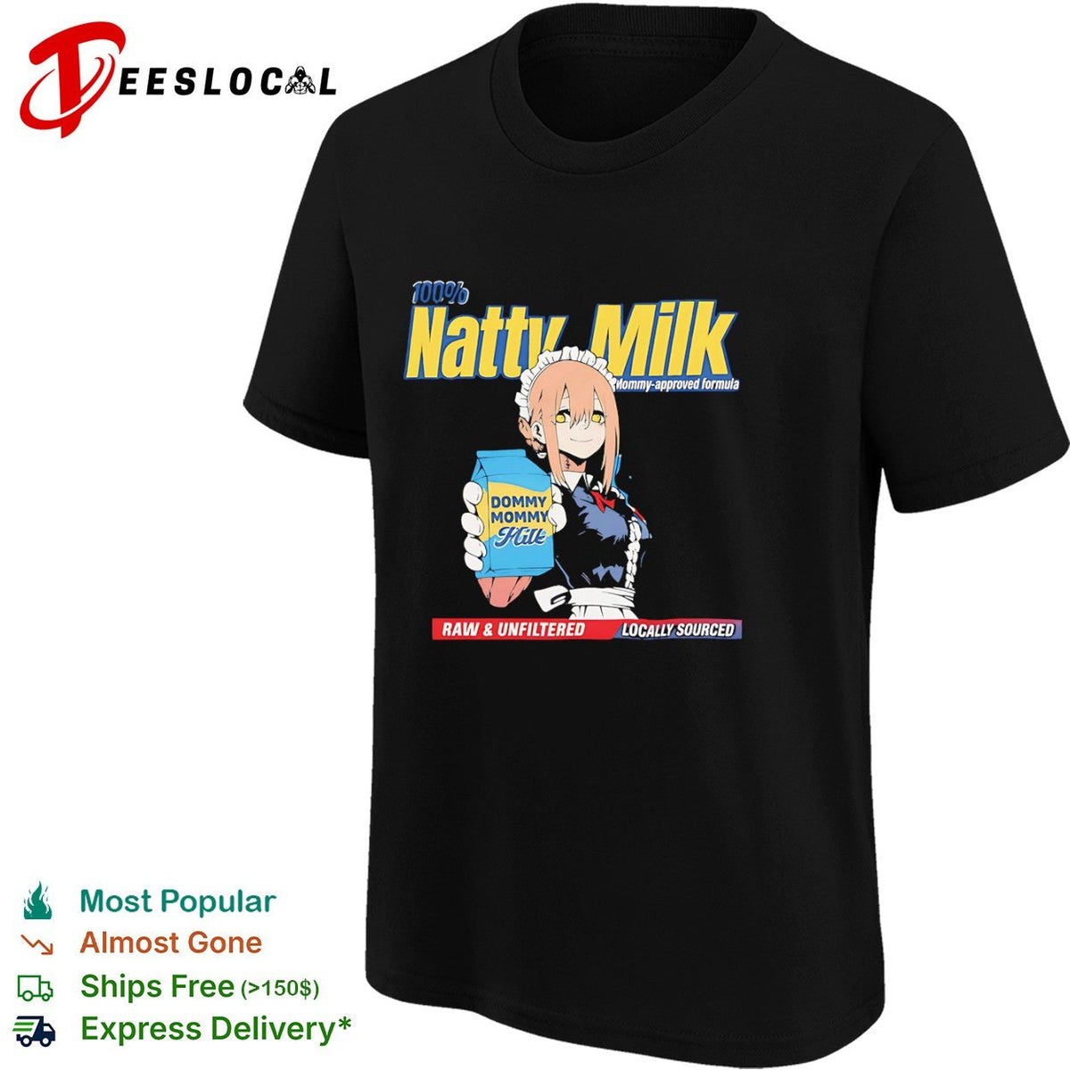 Makima Chainsaw Man 100 Percent Natty Milk Dommy Mommy Milk shirt Unisex