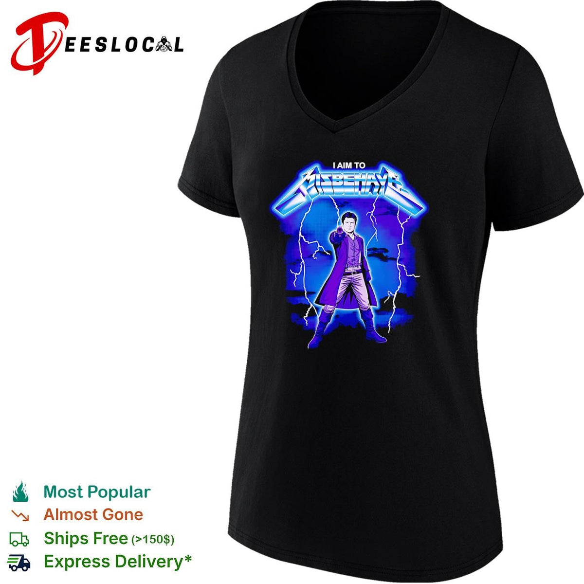 Malcolm Reynolds from Firefly in the style of Metallica’s Ride the Lightning shirt Unisex