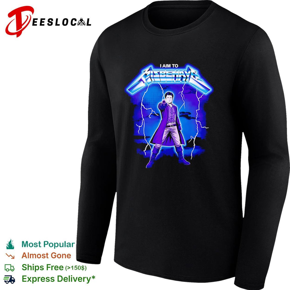Malcolm Reynolds from Firefly in the style of Metallica’s Ride the Lightning shirt Unisex