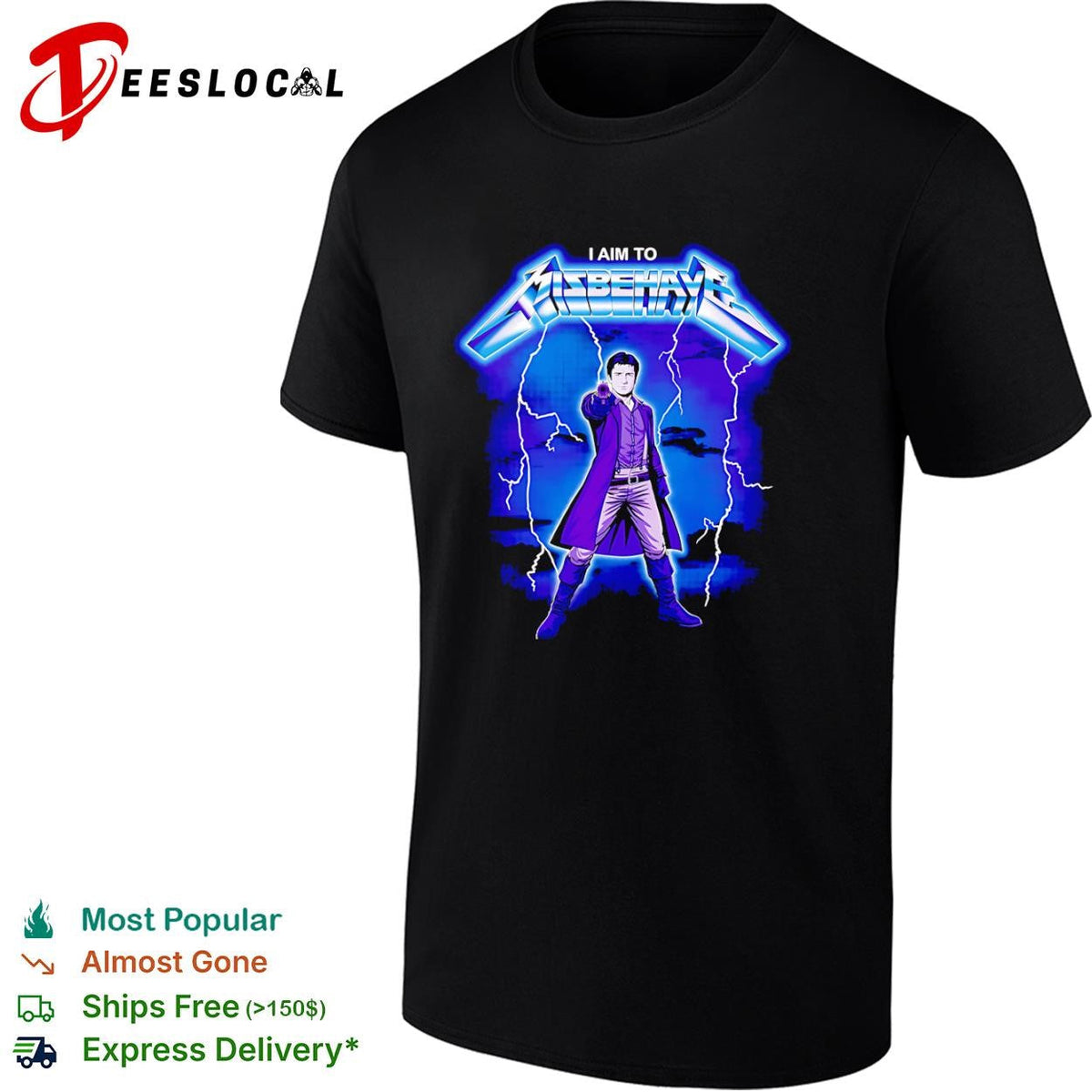 Malcolm Reynolds from Firefly in the style of Metallica’s Ride the Lightning shirt Unisex