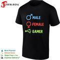 Male Female Gamer Symbols shirt Unisex