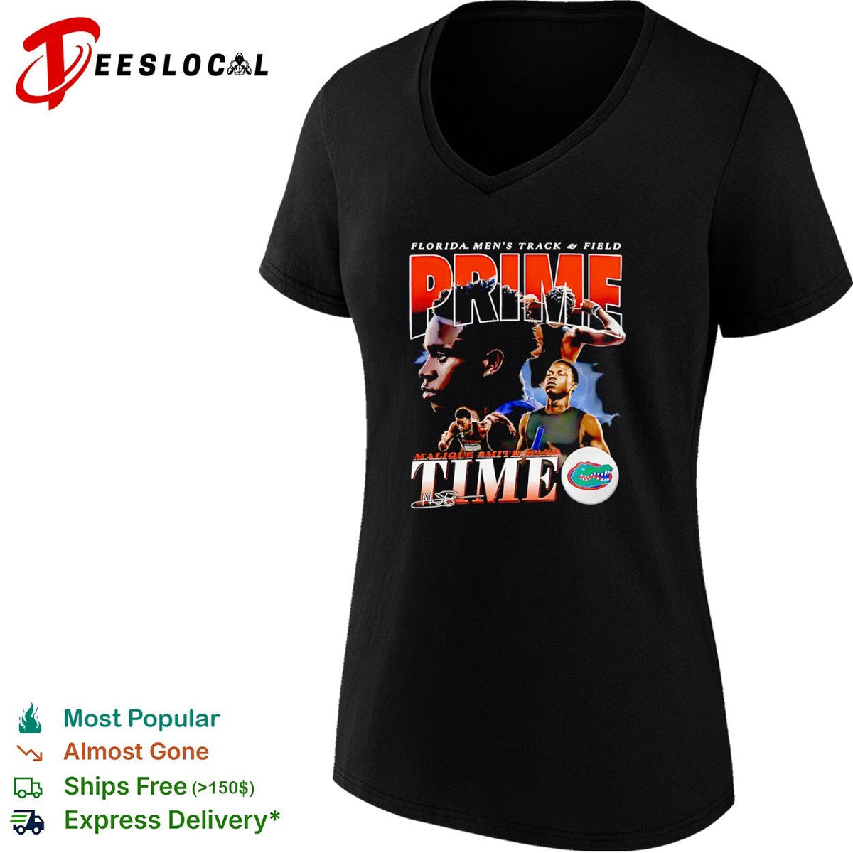 Malique Smith Band Florida Gators Prime Time Track and Field shirt Unisex