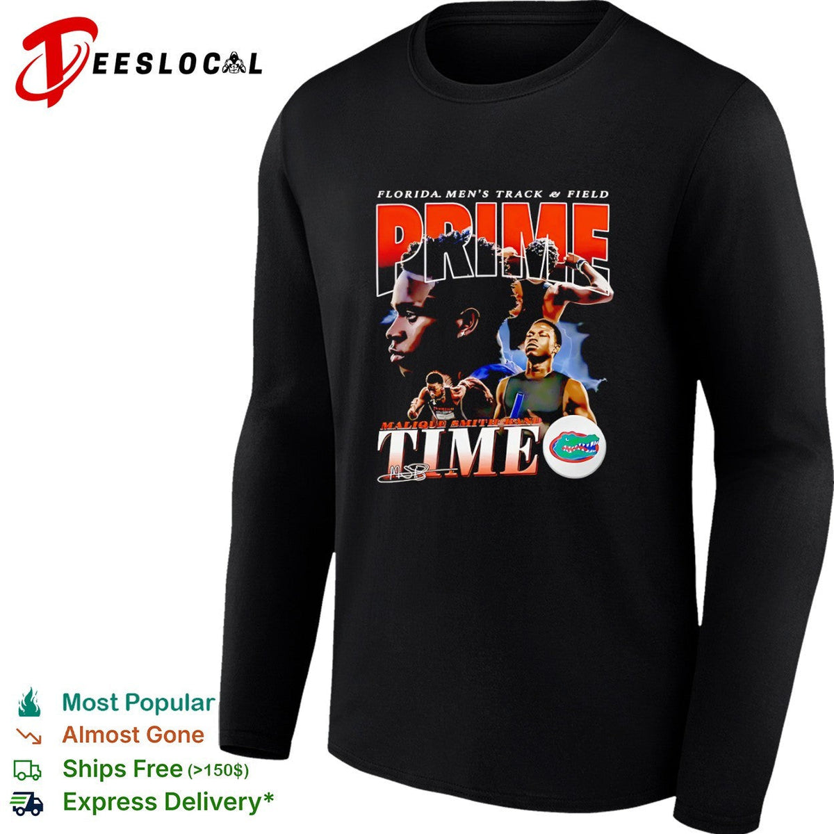 Malique Smith Band Florida Gators Prime Time Track and Field shirt Unisex