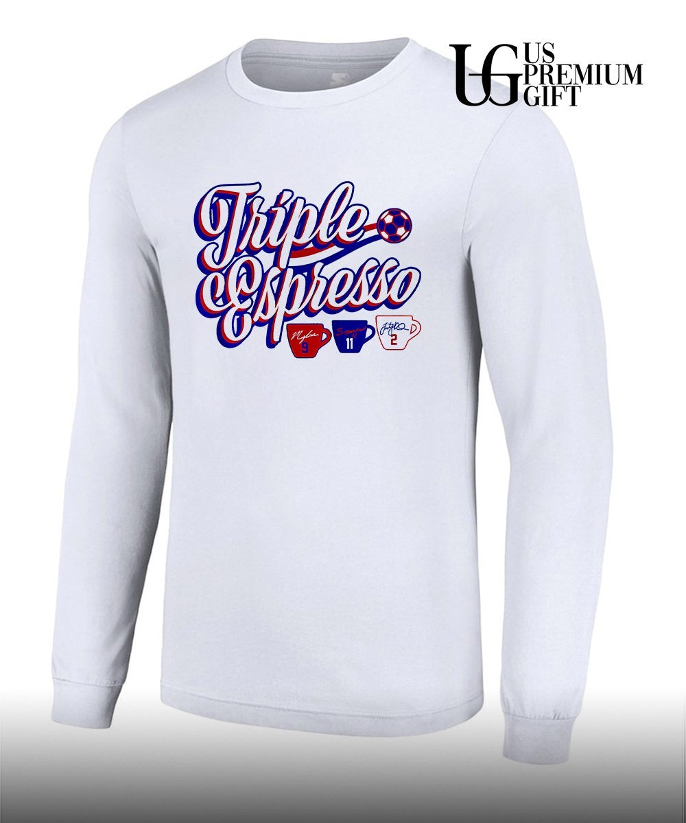 Mallory Swanson Trinity Rodman and Sophia Wilson Triple Espresso shirt Unisex