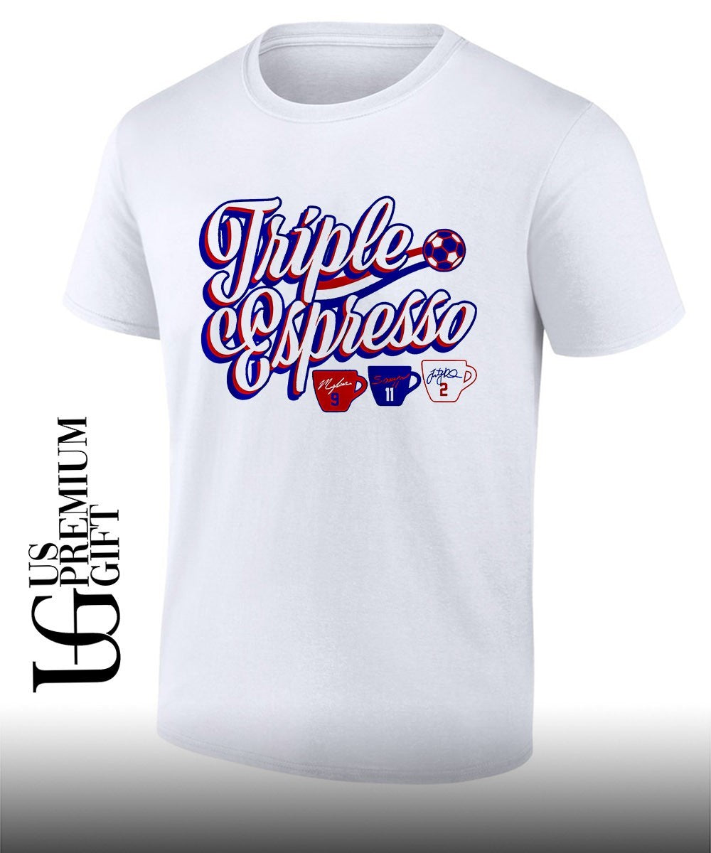 Mallory Swanson Trinity Rodman and Sophia Wilson Triple Espresso shirt Unisex
