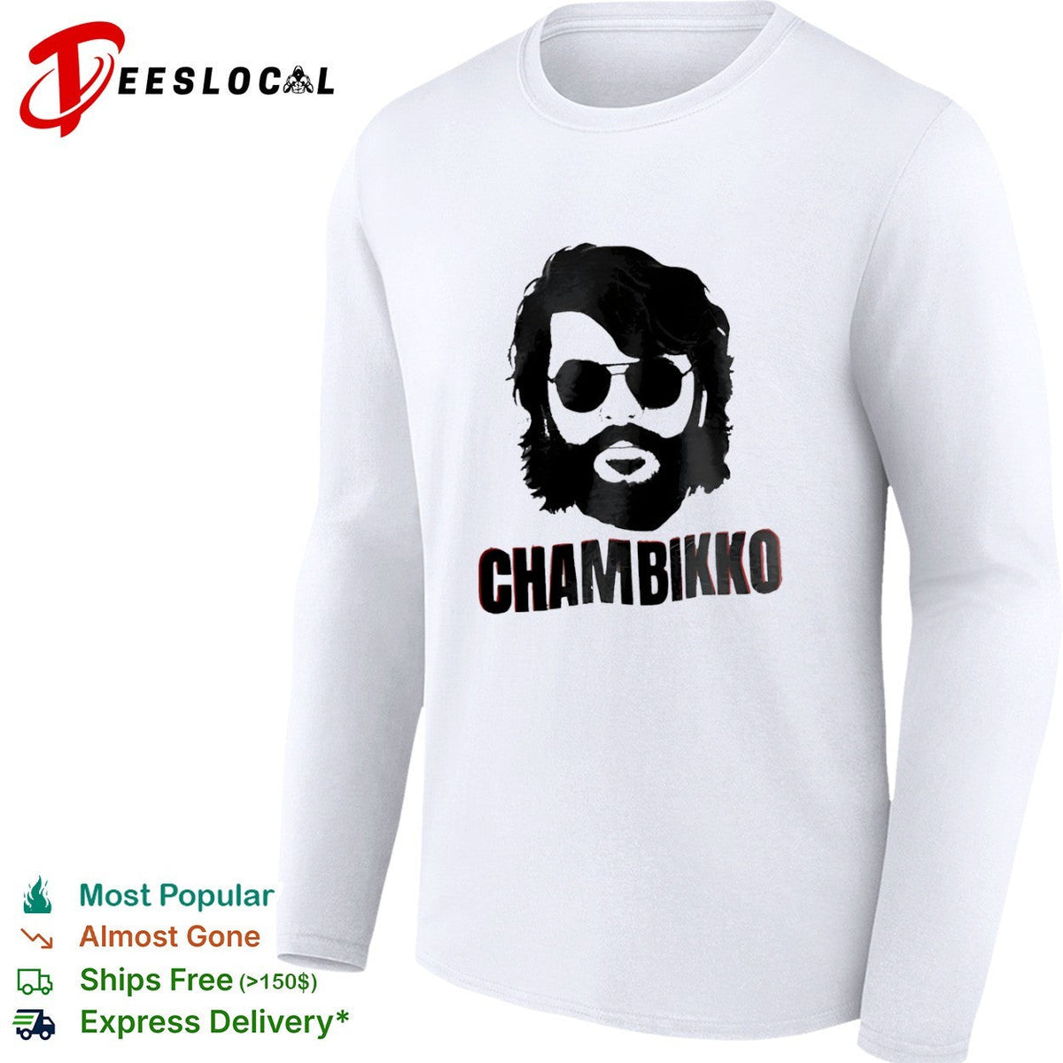 Mammootty bearded man chambikko shirt Unisex