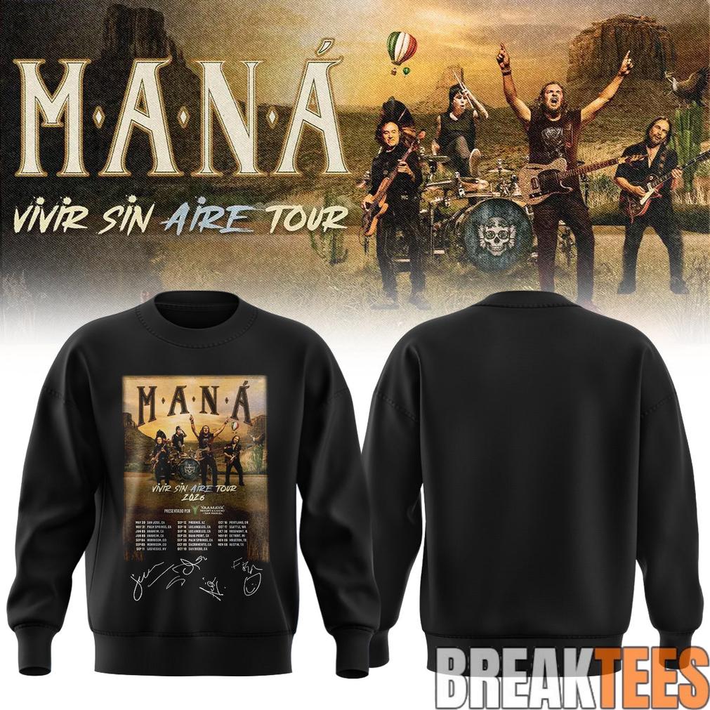 Maná “Vivir Sin Aire Tour” Limited Edition Unisex