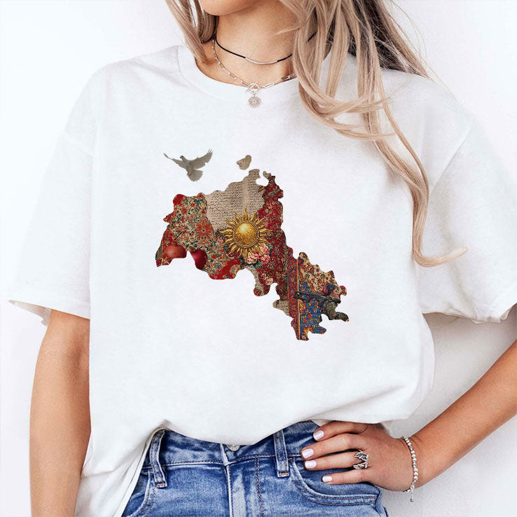 Map Of Kurdistan T Shirt Unisex