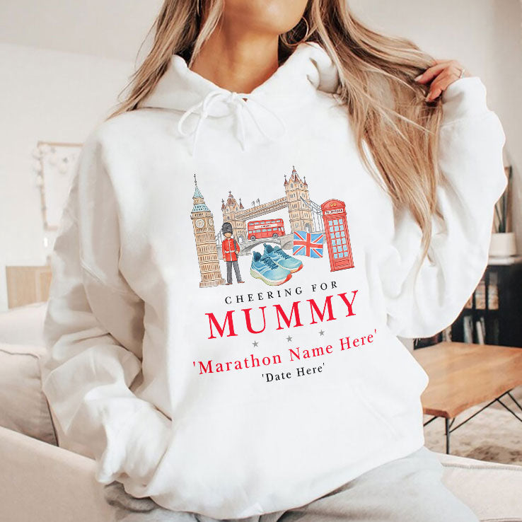 Marathon Supporters Cheering For Mummy Personalized Shirt Unisex