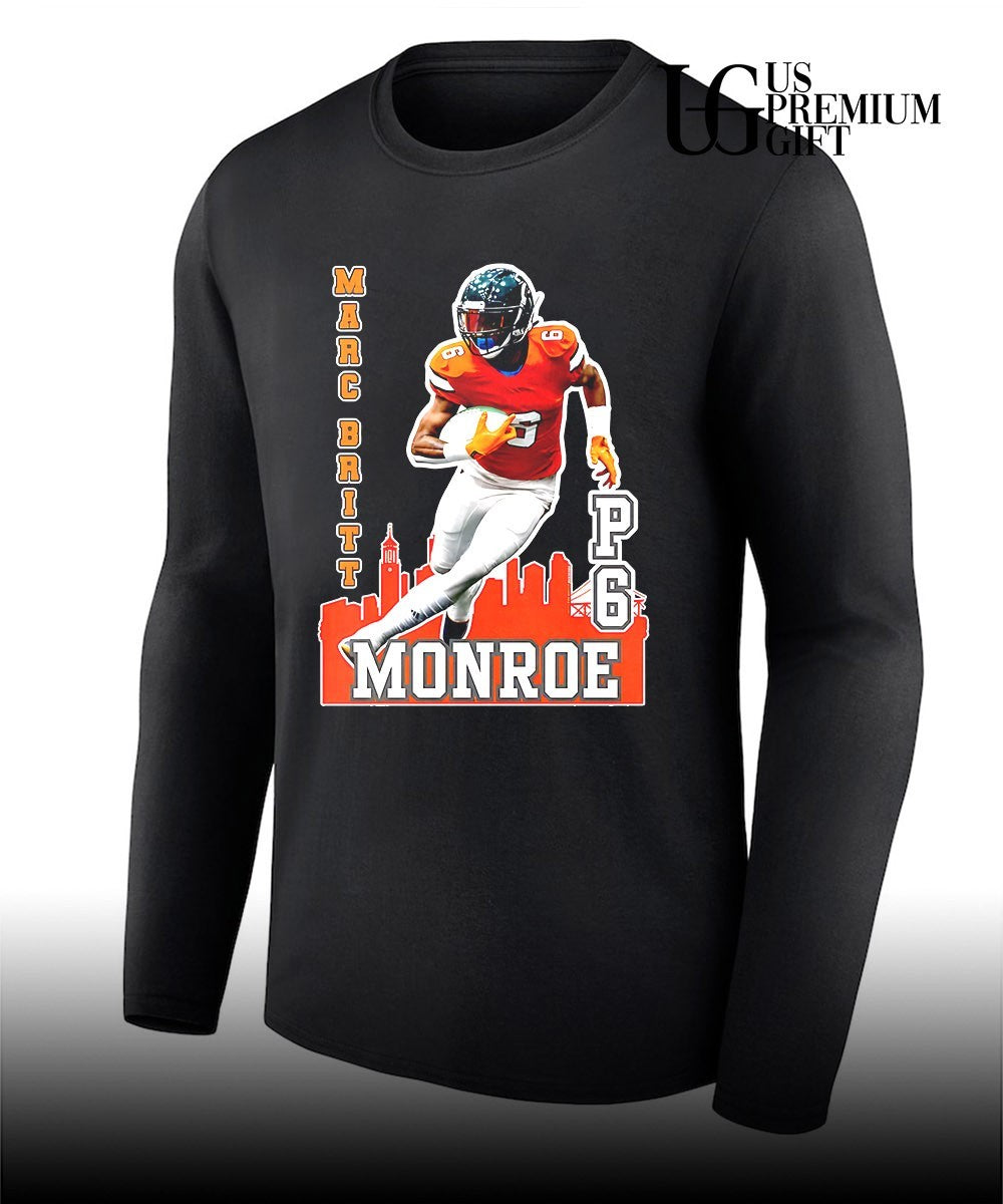 Marc Britt Monroe Football player P6 Skyline City shirt Unisex