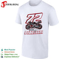 Marco Bezzecchi 72 Aprilia MotoGP Racing signature shirt Unisex
